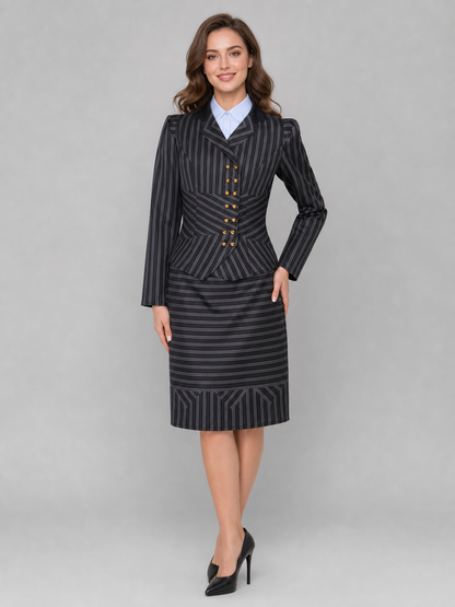 Elphaba Cosplay Costume: Jacket, Skirt, and Shirt