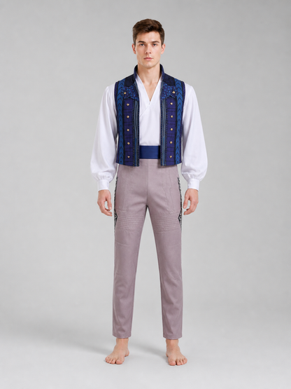 Fiyero "Wicked" Cosplay Costume: Vest, Shirt, Pants