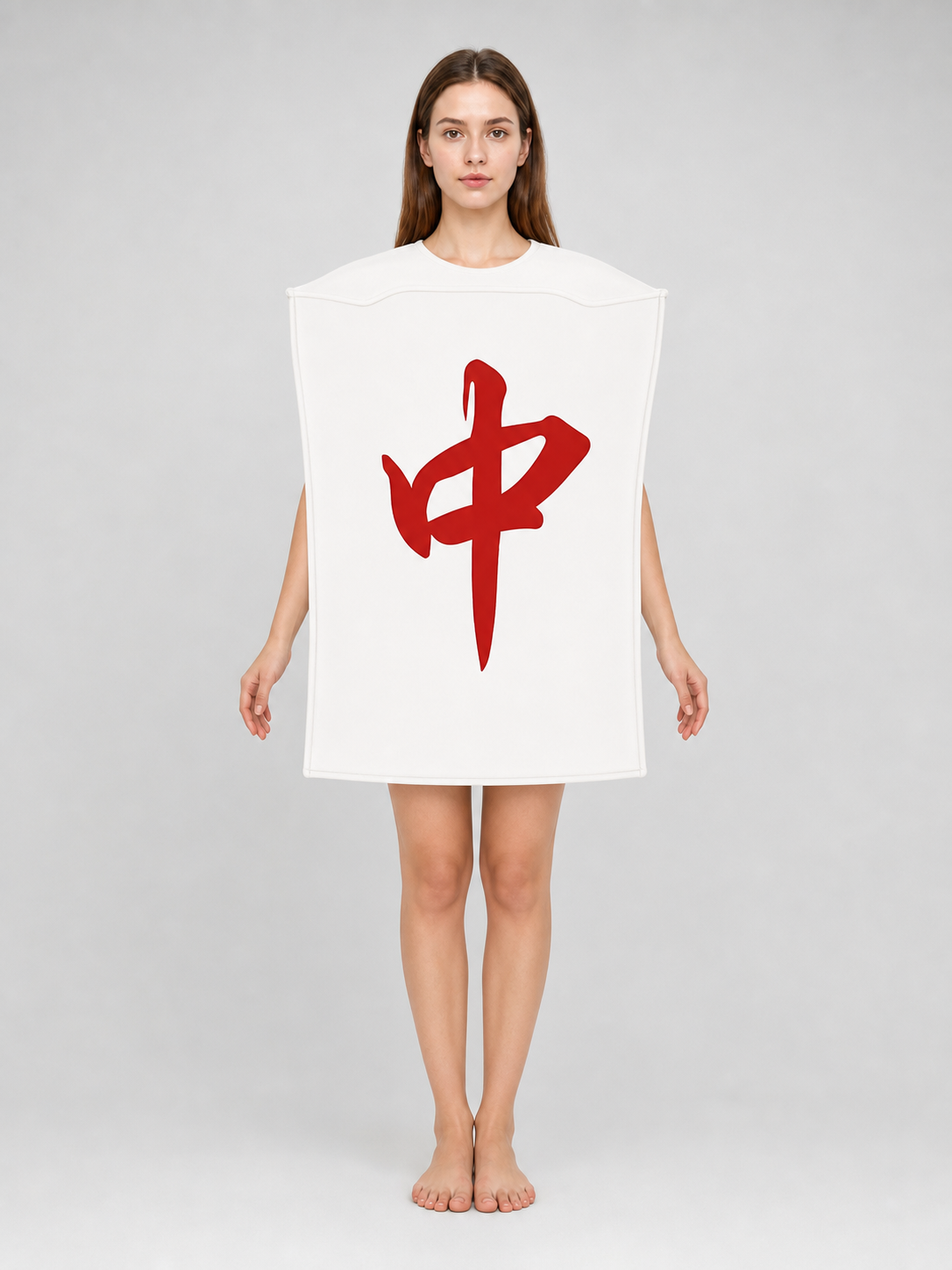 Mahjong Carnival Costume with the Character “中”