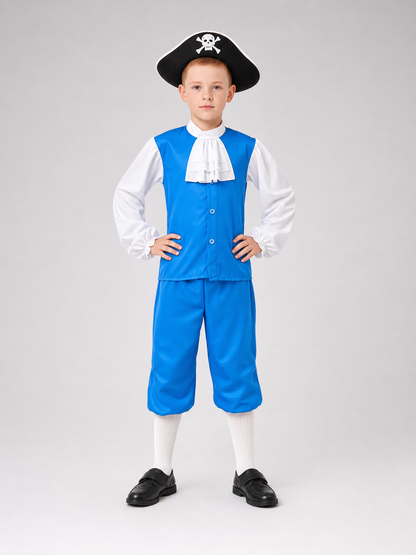 Pirate Costume with Shirt and Hat