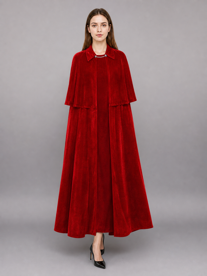 Red Vampire Costume Cape for Halloween