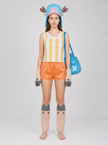 Tony Tony Chopper Cosplay Costume with Accessories