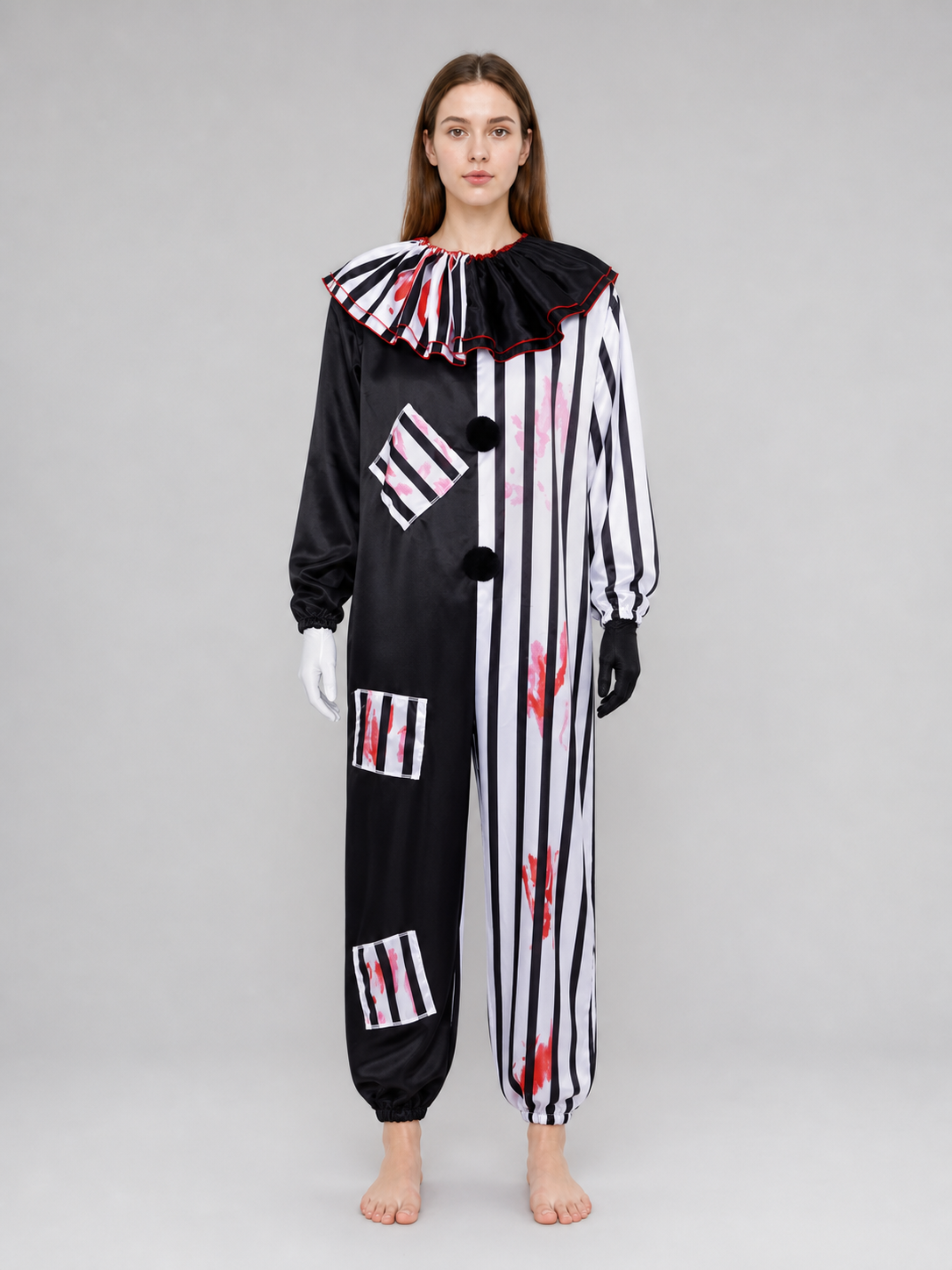 Evil Clown Carnival Costume for Halloween and Stage