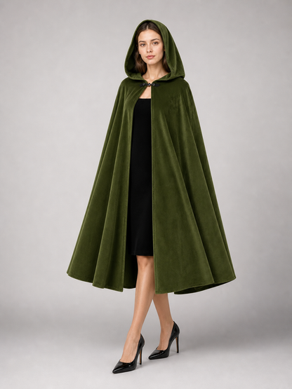 Green Hooded Carnival Cloak, Theatrical