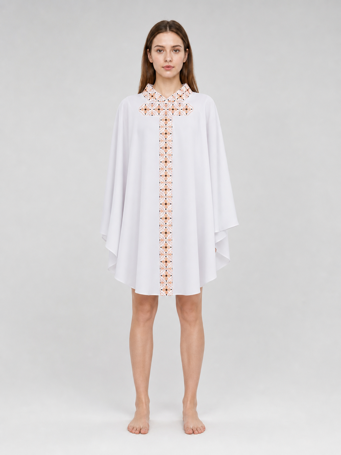 White Medieval-Style Cosplay Shirt