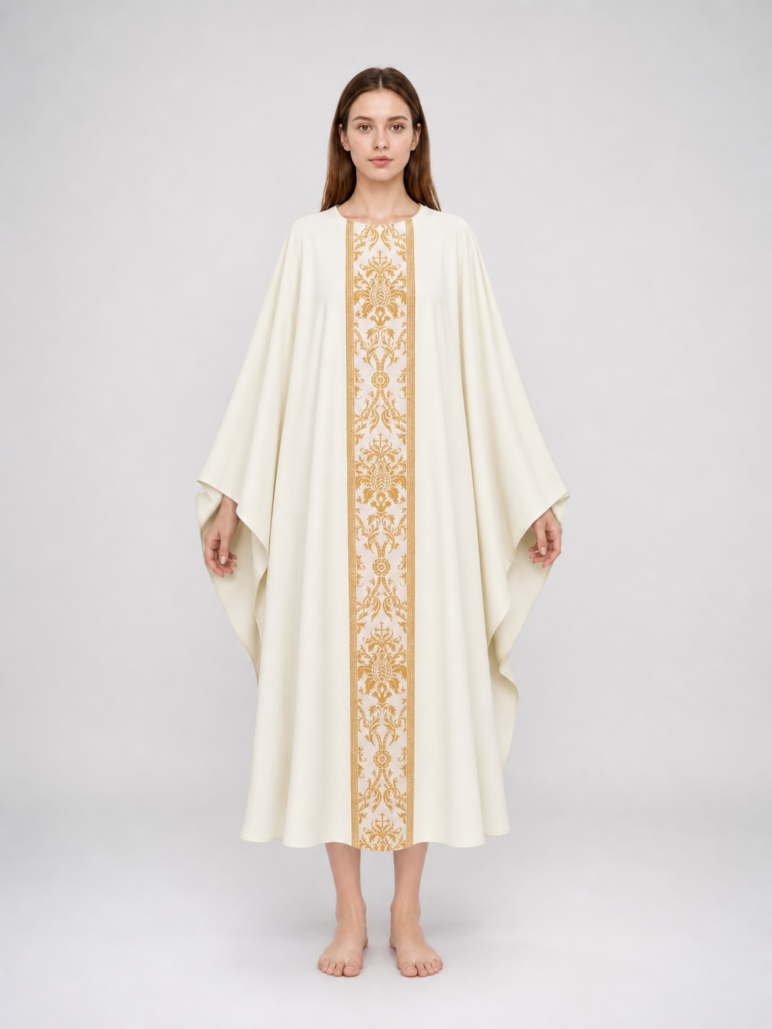 Cosplay Costume: Robe with Gold Pattern