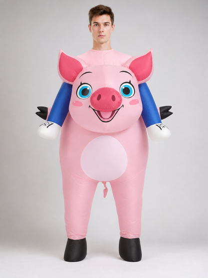 Inflatable Pig Costume for Parties and Halloween