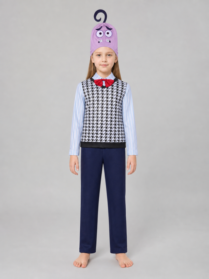 Inside Out 2 Carnival Costume with Mask and Pants