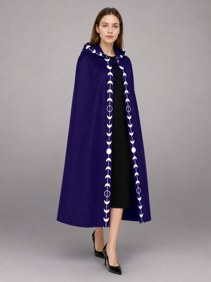 Purple Carnival Cloak with Hood