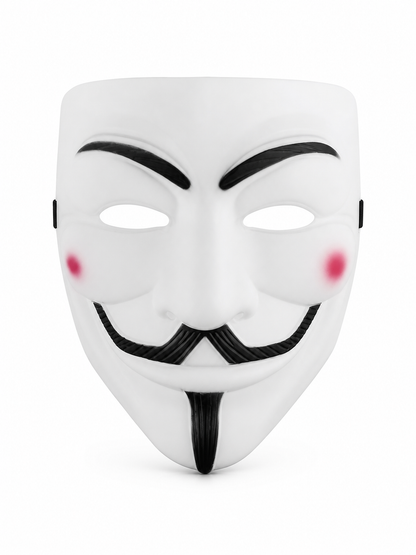 White Halloween Carnival Mask