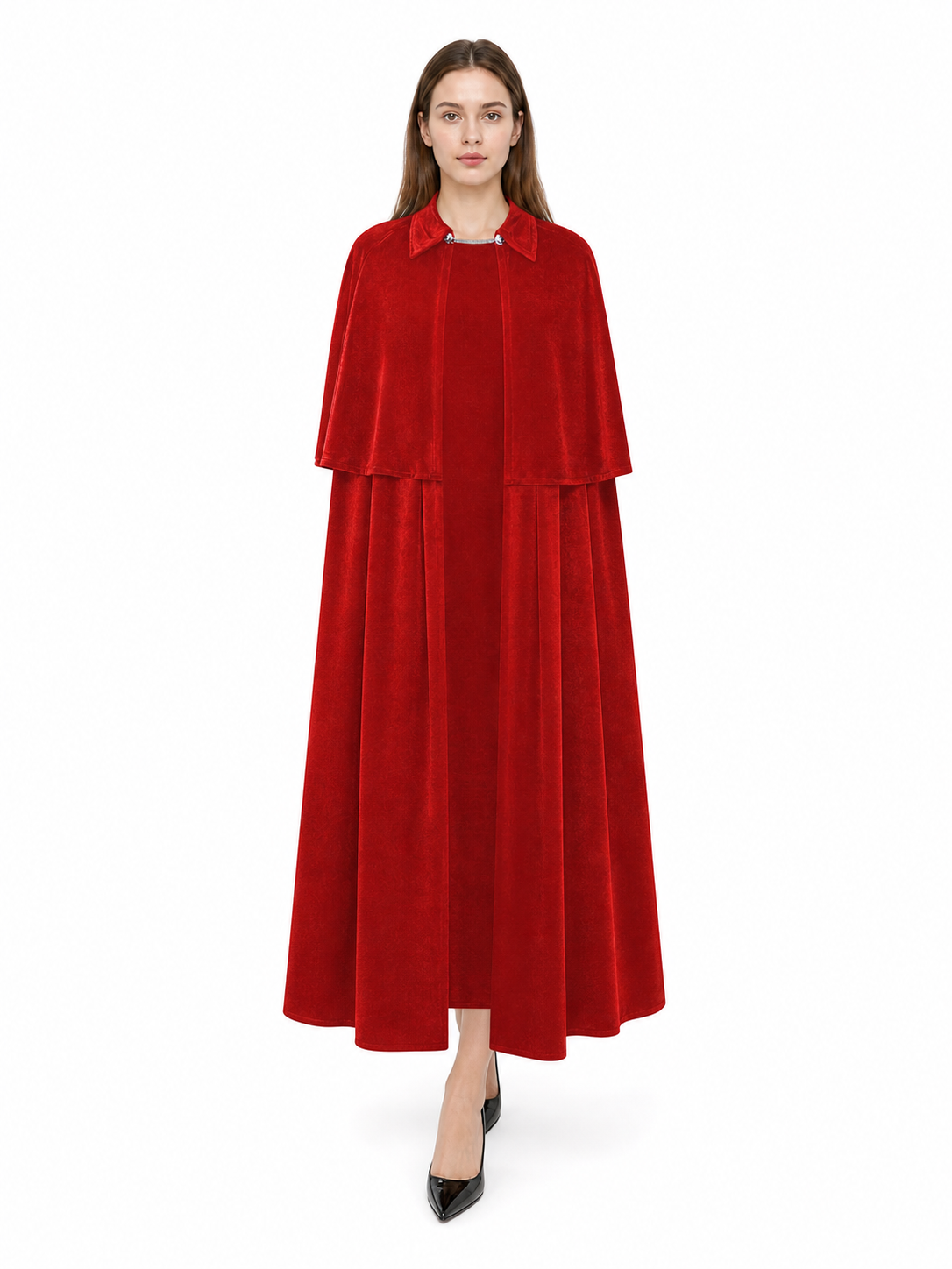 Red Vampire Halloween Costume Cape
