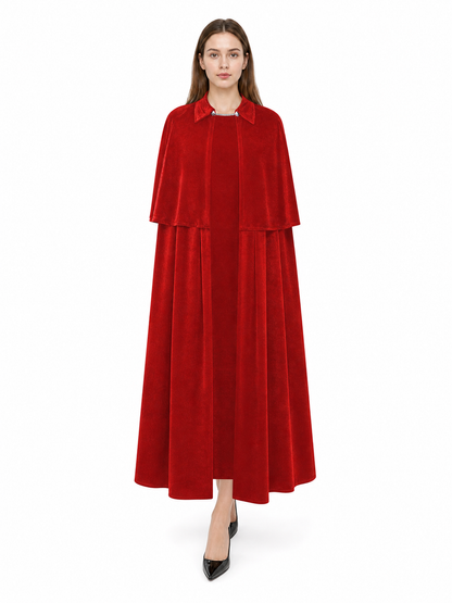 Red Vampire Halloween Costume Cape