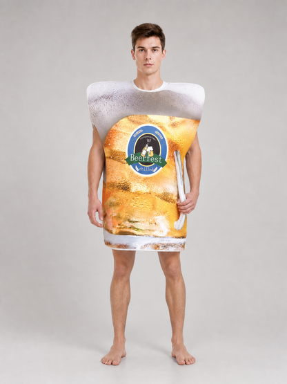 Beer Mug Costume for Halloween and Parties