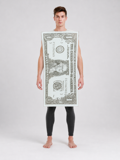 Large Dollar Bill Costume