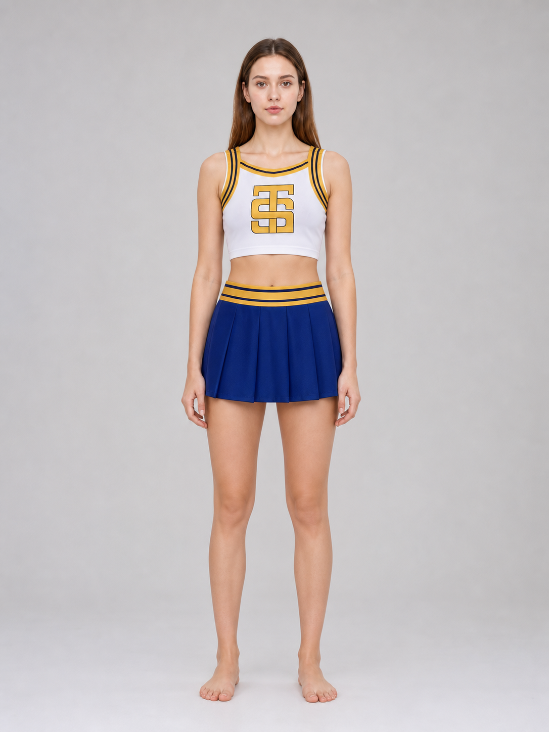 Taylor Swift Cheerleader Cosplay Costume with Bow