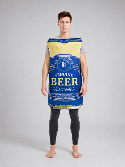 Beer Can Costume for Halloween and Parties main product view