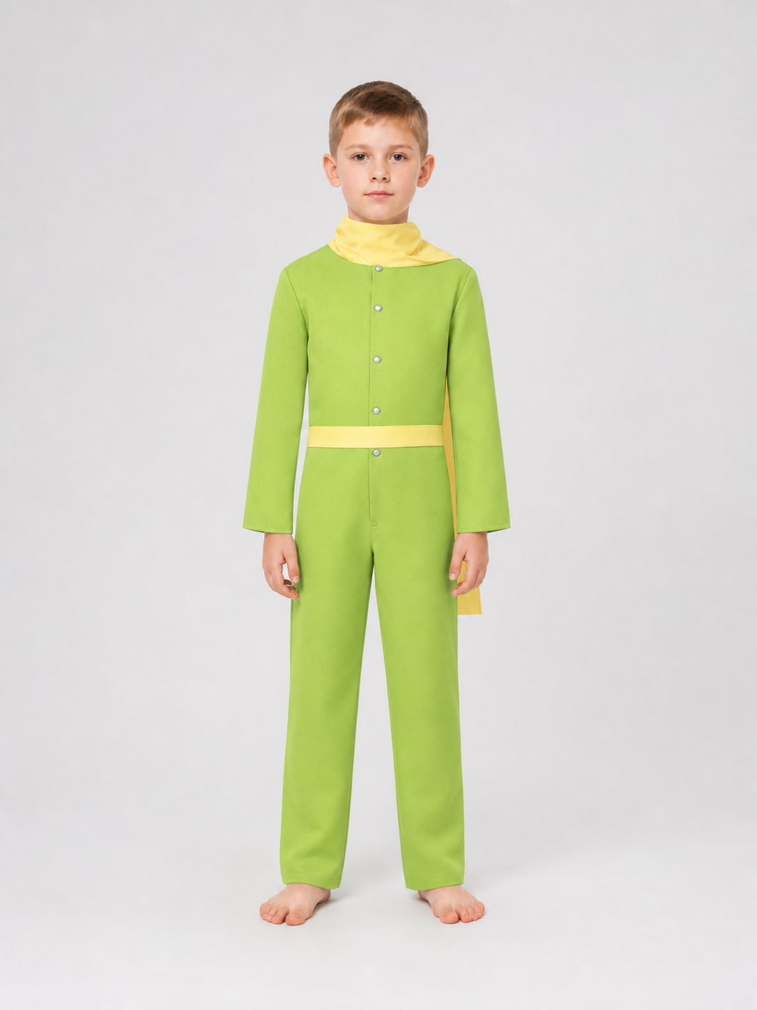 The Little Prince Green Cosplay Costume with Scarf