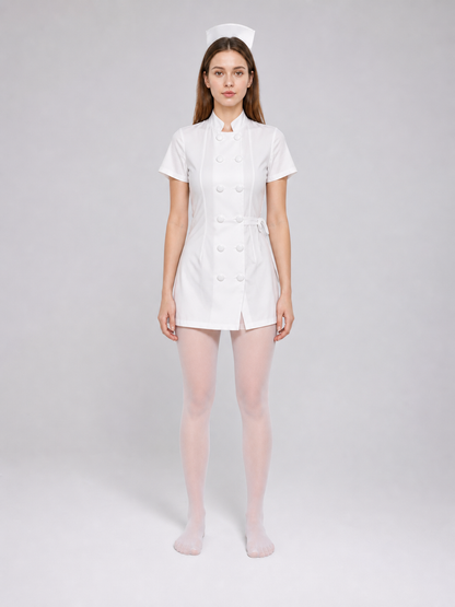 Nurse-style costume for cosplay and parties