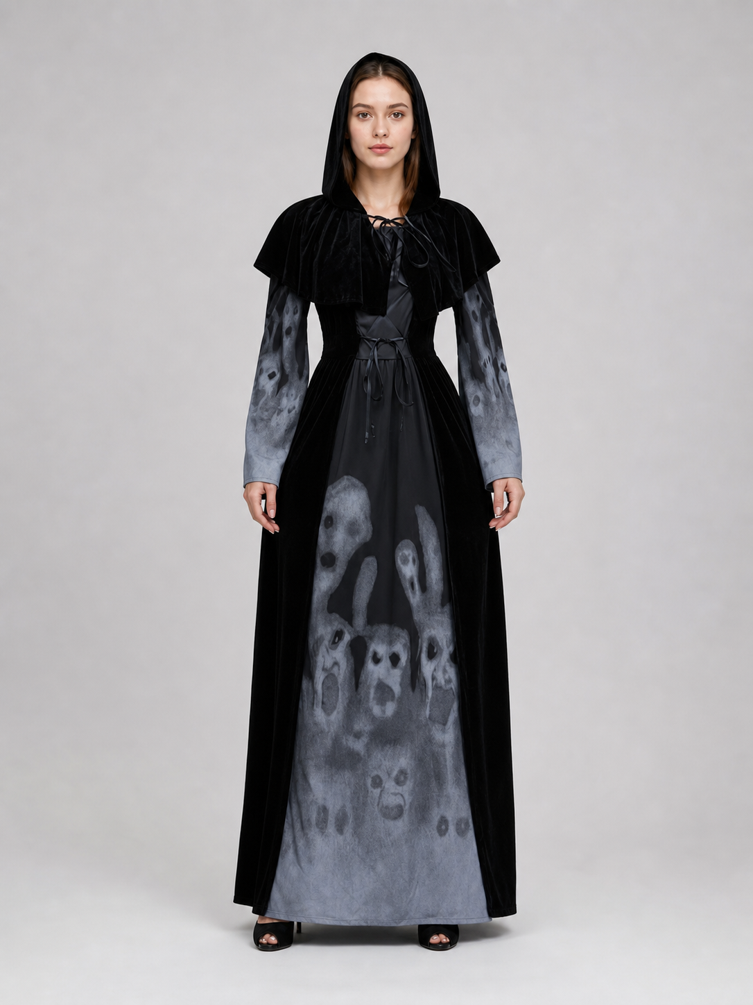 Gothic Ghost Halloween Dress Costume