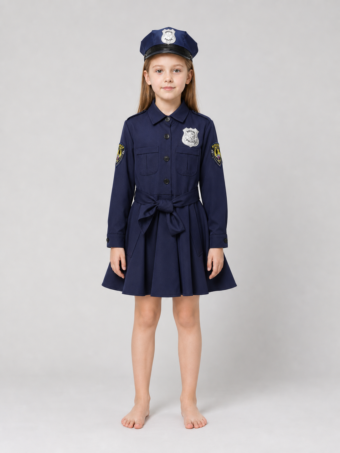 Police-Style Costume with Cap