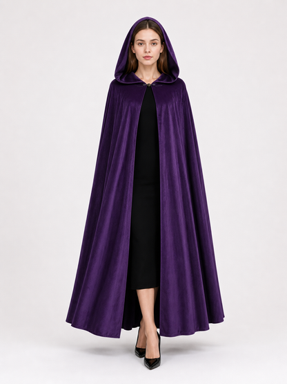 Purple Carnival Cloak with Hood