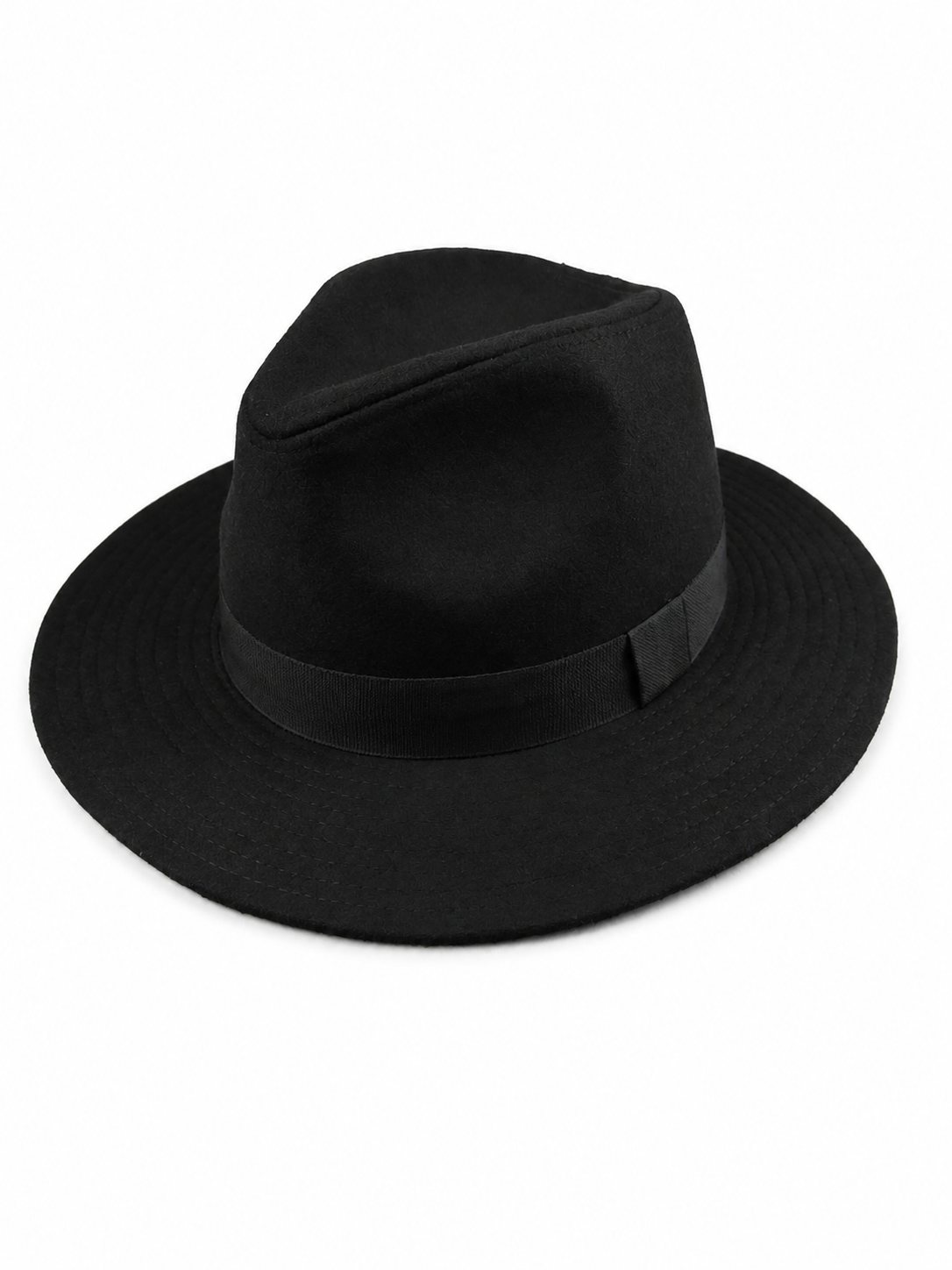 Carnival fedora hat with a wide brim