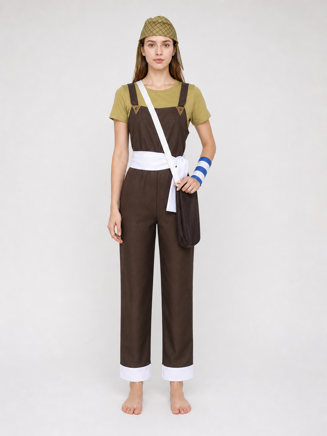 Usopp One Piece Cosplay Costume with Accessories
