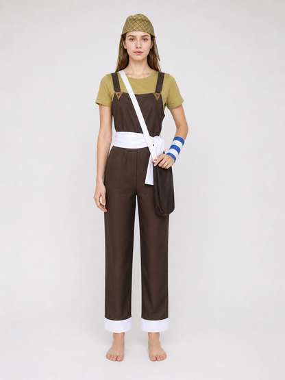 Usopp One Piece Cosplay Costume with Accessories