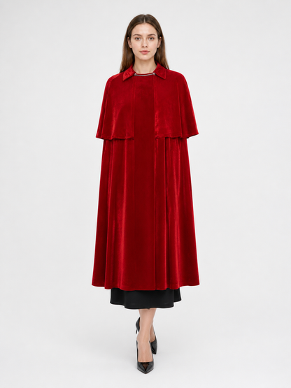 Dark Red Vampire Costume Cape