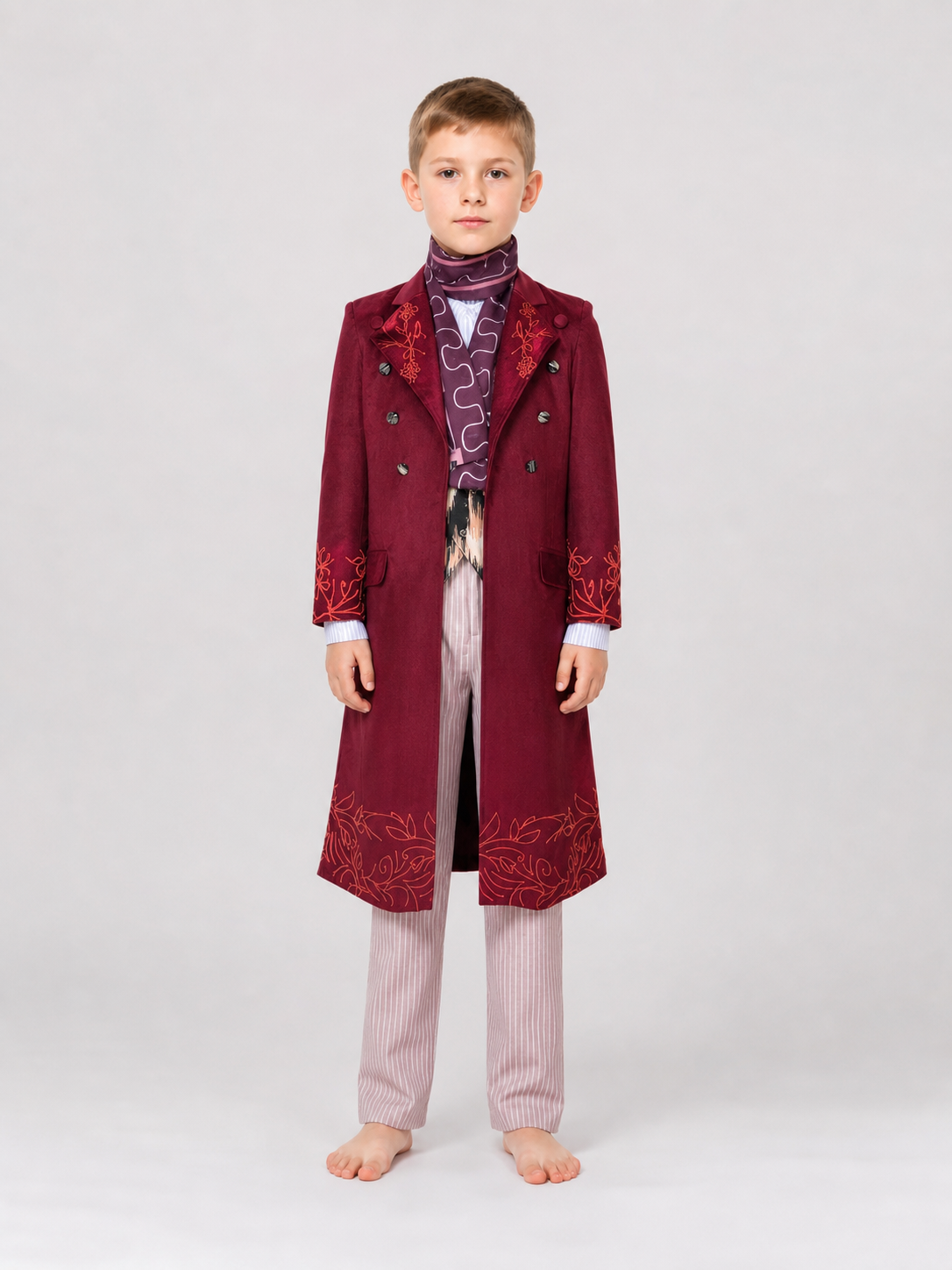 Willy Wonka Cosplay Costume from Charlie and the Chocolate Factory