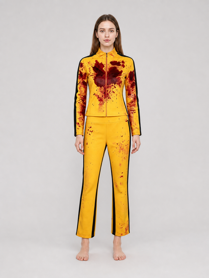 Yellow Kill Bill Cosplay Costume Set