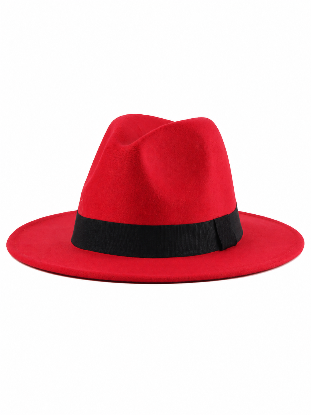 Carnival Fedora Hat with Black Ribbon