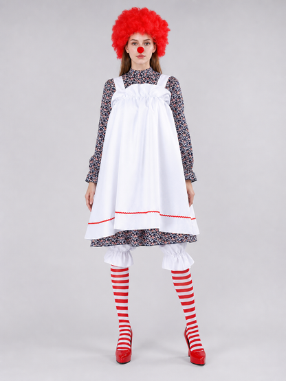 Clown costume with dress and accessories