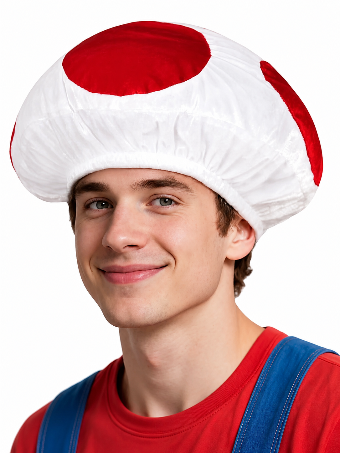 Red and White Mushroom Costume Hat