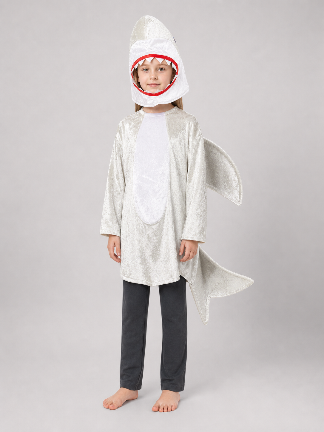 Silver Shark Costume for Role Play