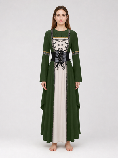Gothic Medieval-Style Costume Dress