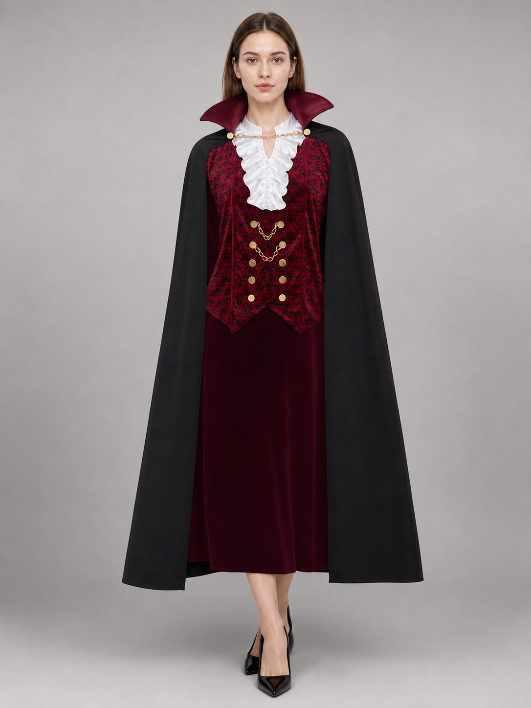 Count Costume: Victorian-Style Coat and Vest with Jabot