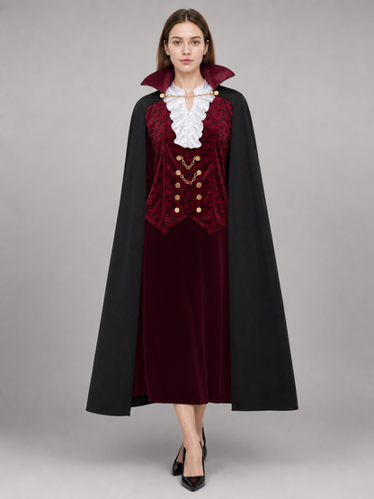 Count Costume: Victorian-Style Coat and Vest with Jabot