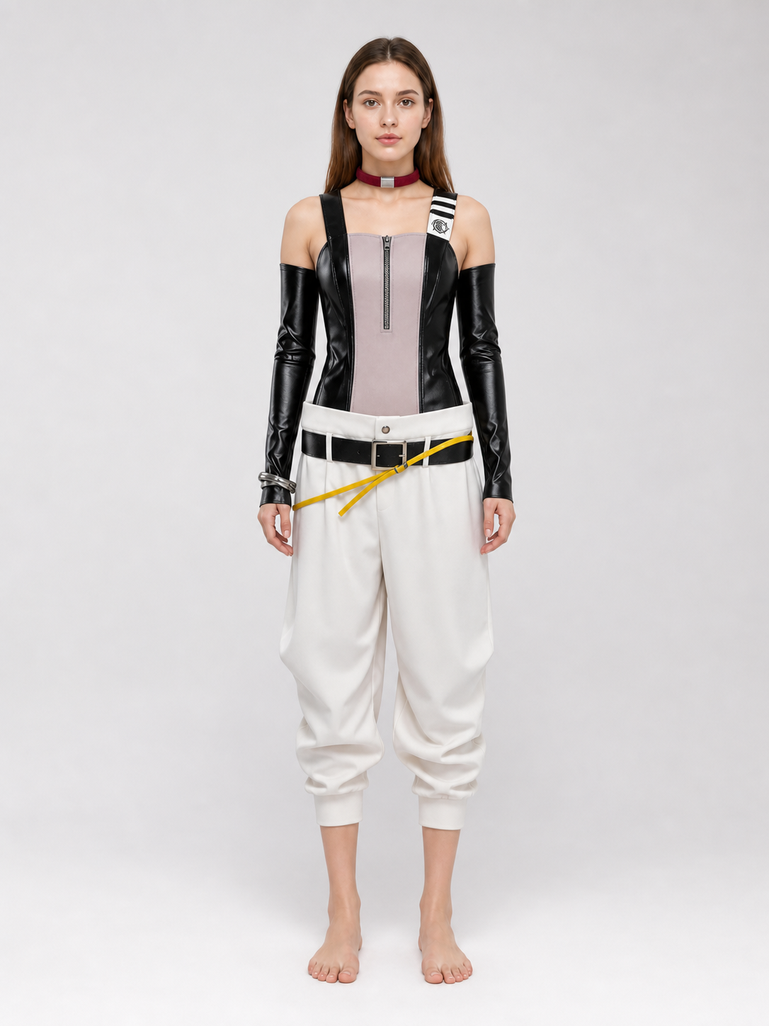 Semyu Grierkos Cosplay Costume with Belt and Arm Warmers