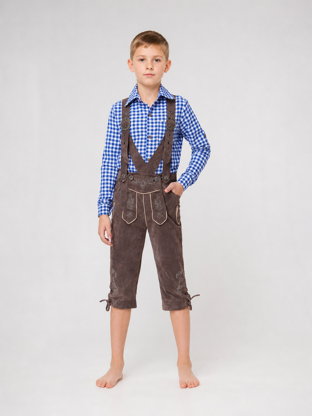 Oktoberfest Costume: Plaid Shirt and Pants