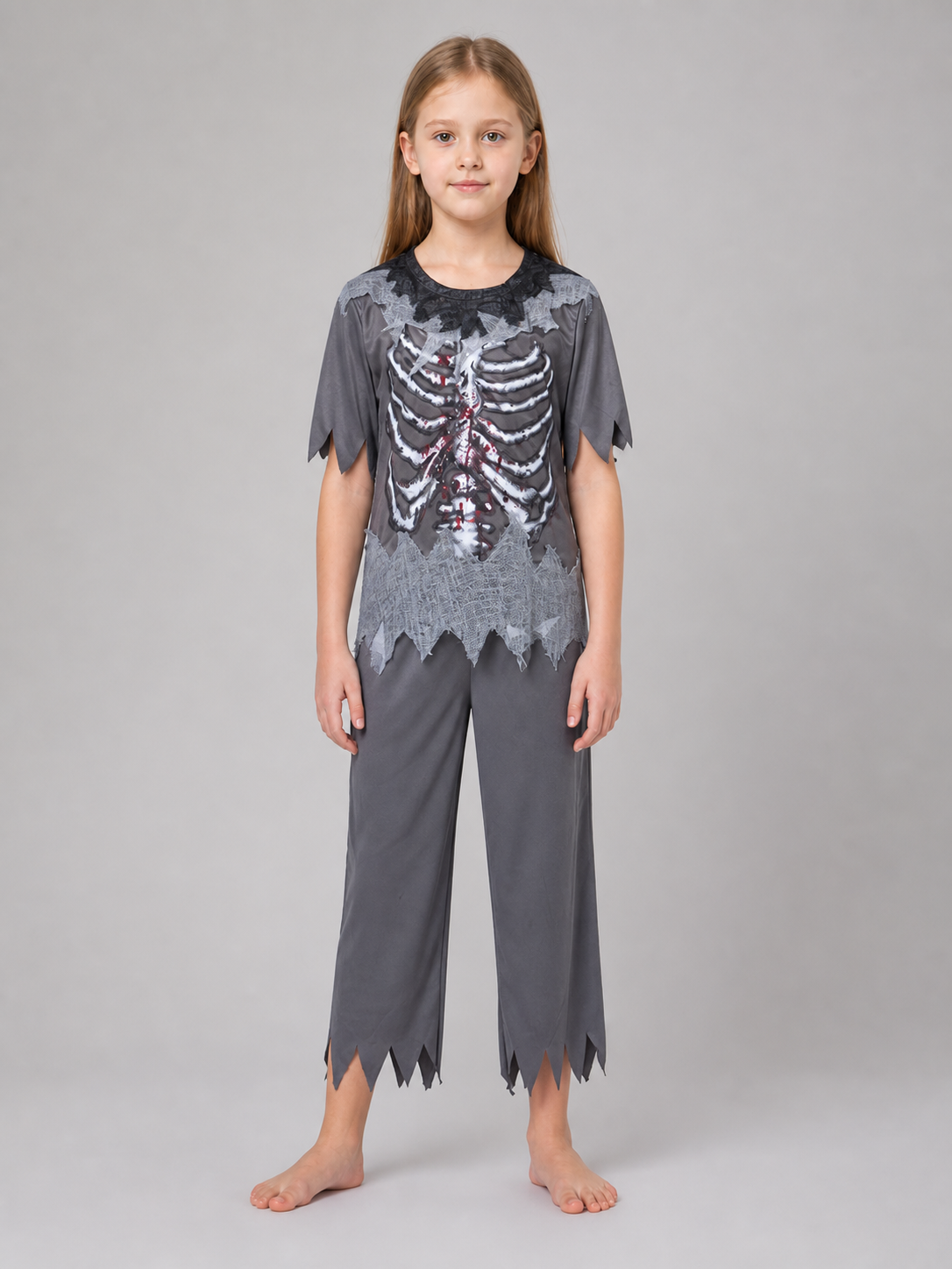Halloween Skeleton Costume: Shirt and Pants