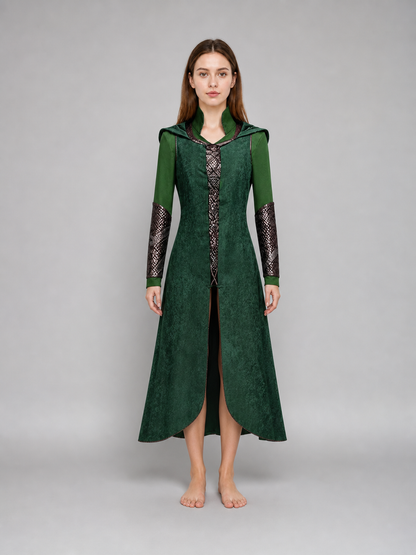 Tariel Cosplay Coat with Hood and Decoration