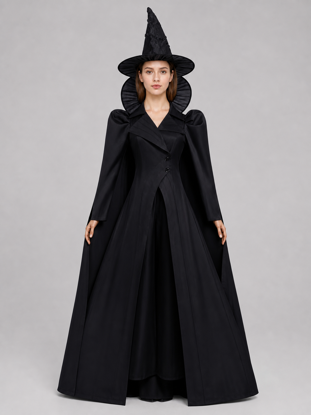 Elphaba Cosplay Costume: Cloak and Hat