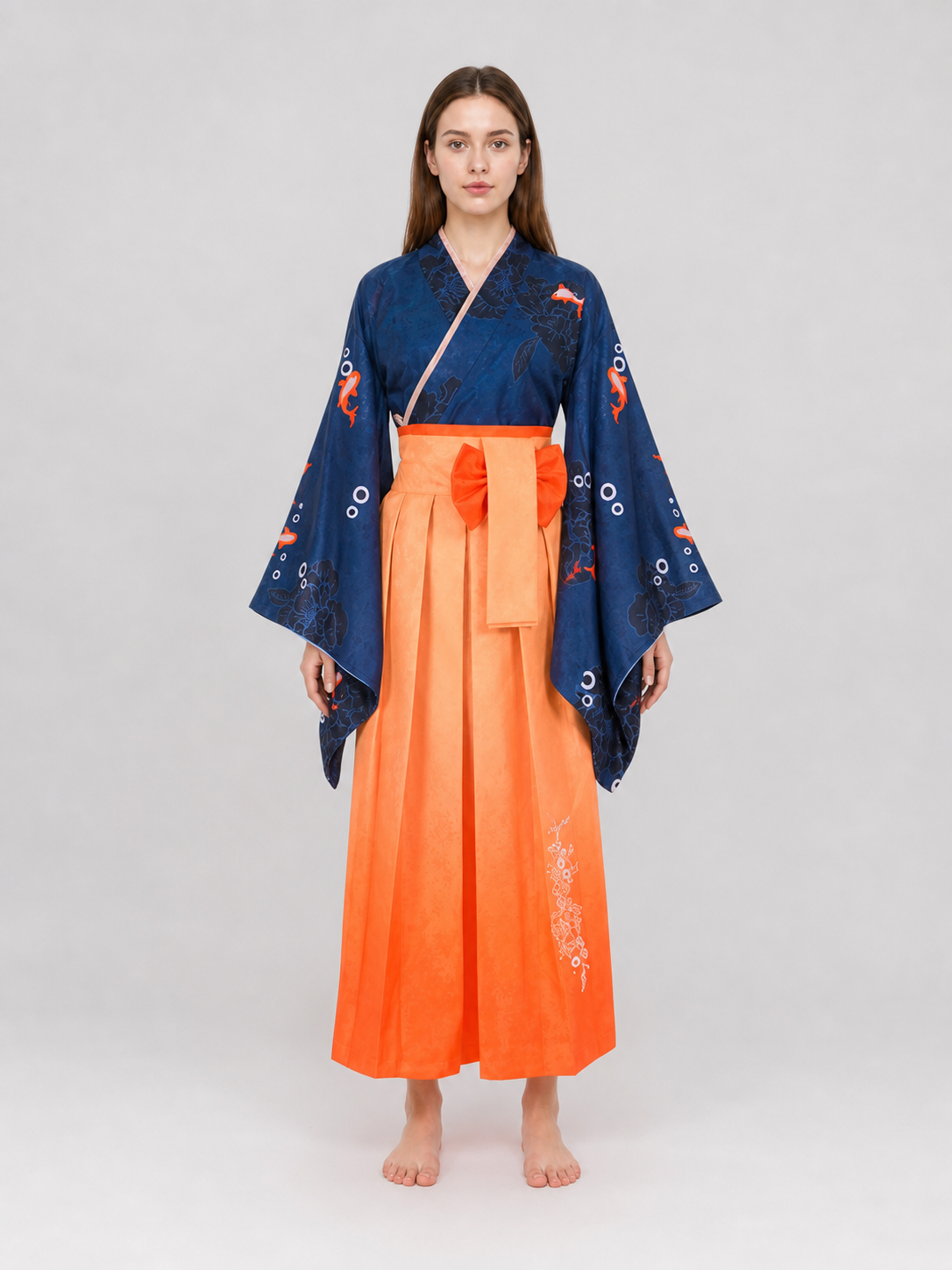 Amelia Watson Kimono-Style Cosplay Dress