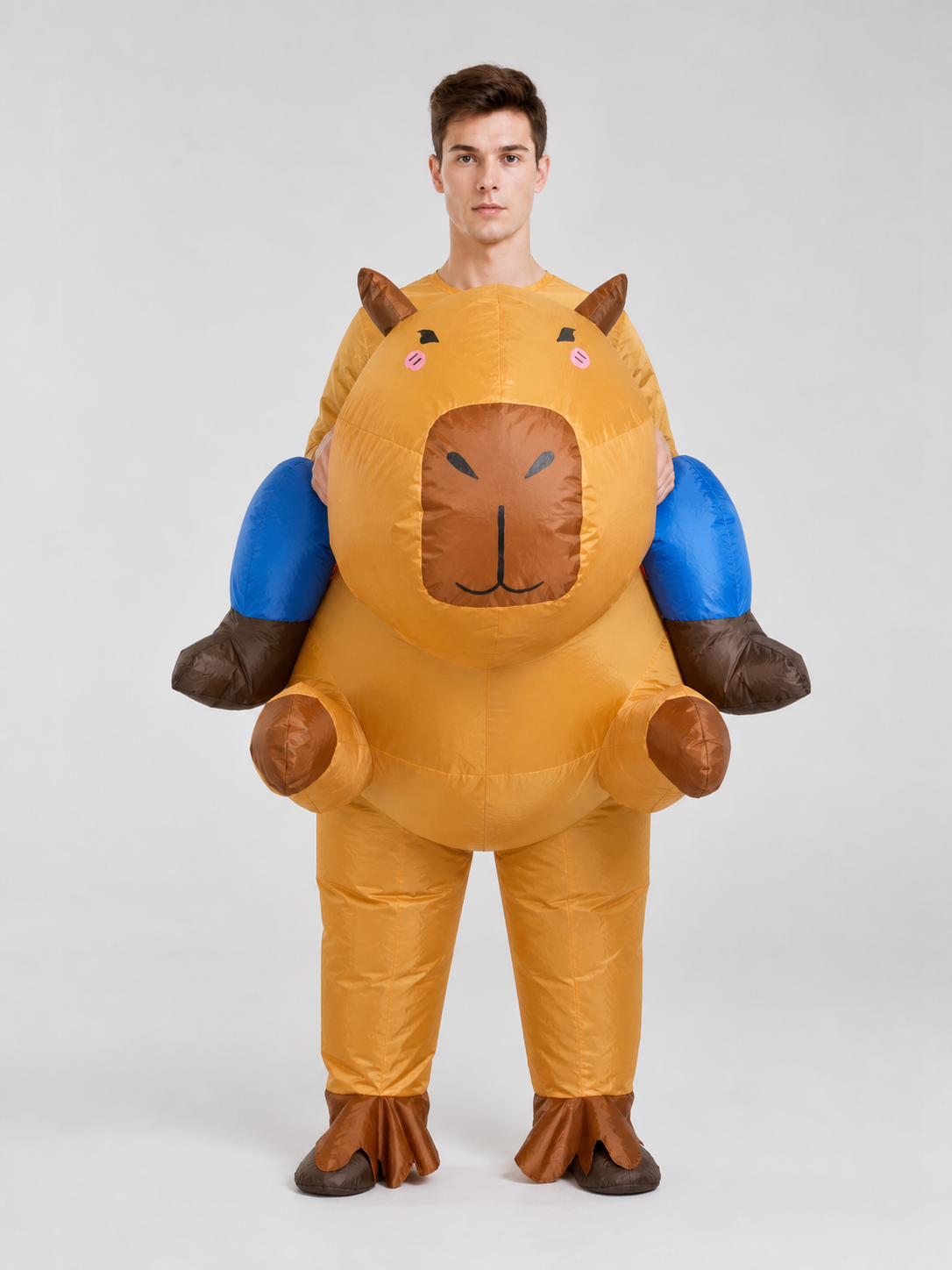 Inflatable animal costume for parties and performances