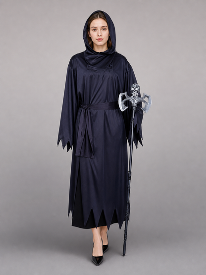 Dark Carnival Cloak with Hood and Belt