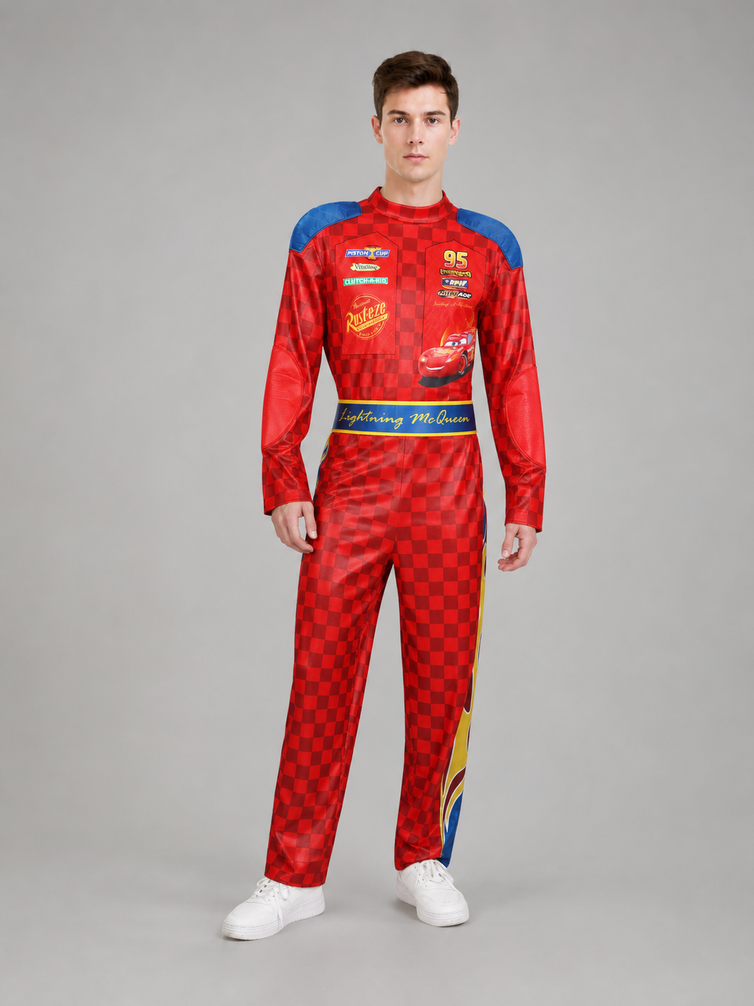 Racing Driver Cosplay Costume: Jumpsuit and Cap