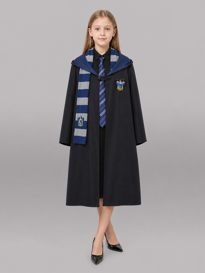 Wizard Costume with Robe, Hat, and Accessories