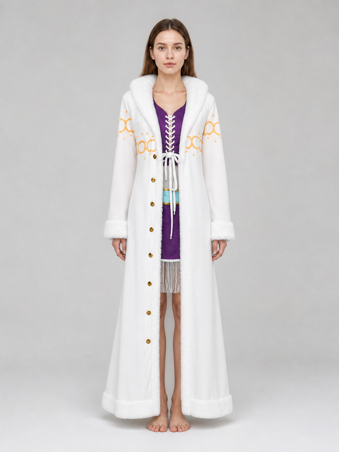 White long coat for Star Wars cosplay