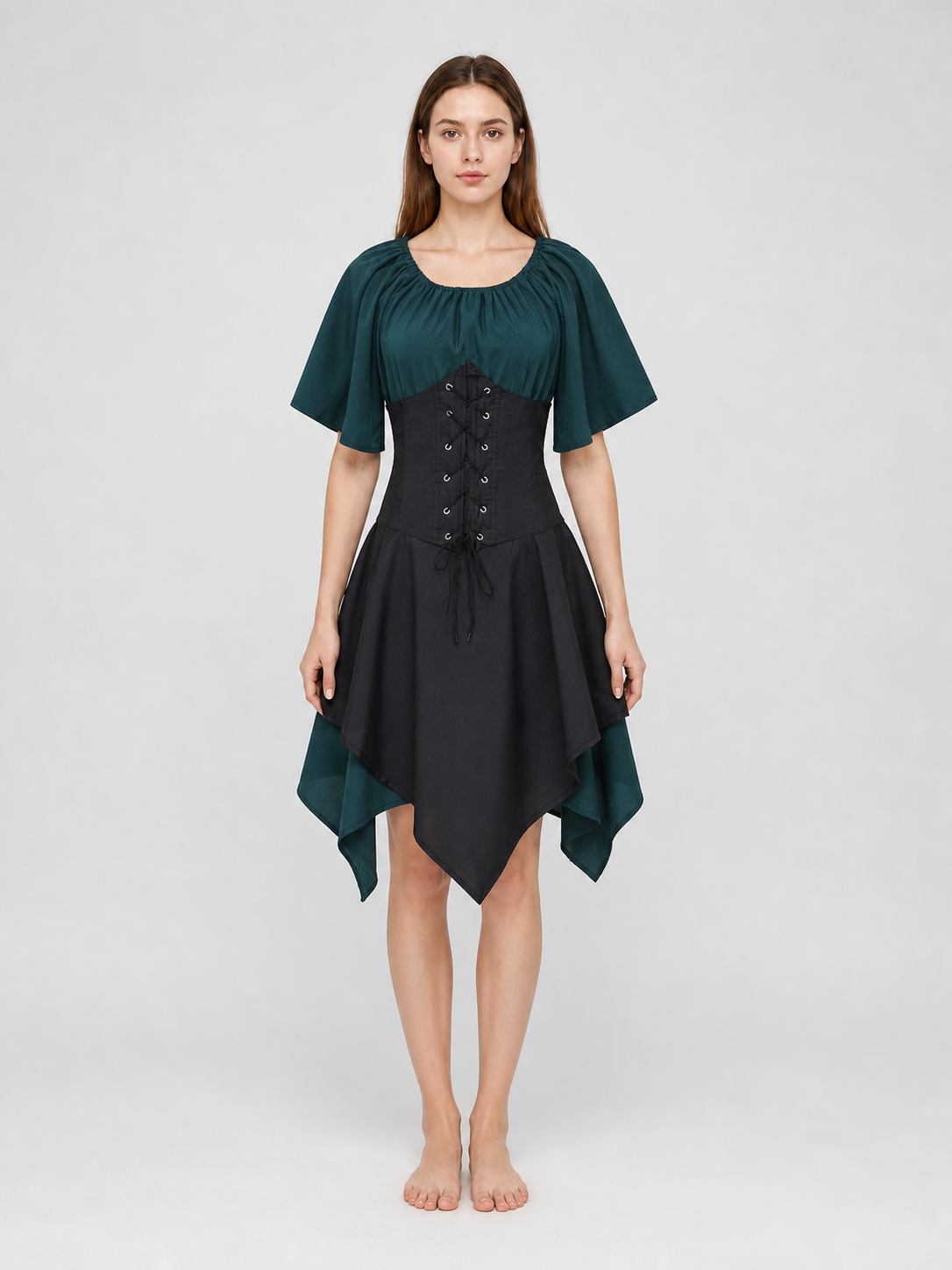 Gothic Medieval-Style Cosplay Dress